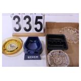 Flat W/ 5 Ashtrays Includes One From The Tangier