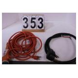 Lighted Extension Cord - Electric Dryer Plug