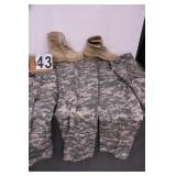 2 Pairs Camo Pants ~ Boots Size 11R