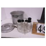 Vintage Baby Bottle Sterilizer w/ Glass Bottles
