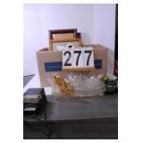 Box W/ Picture Frames - Glass Dishes - Dimmer Box