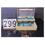 Jewelry Box W/ Watches - Some Jewelry