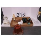 Flat Of Collectibles Includes Duck - Swan