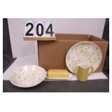 Sheffield Golden Meadow Ironstone Dishes