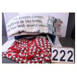 Tote W/ Afghans - Throws