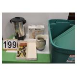 Green Tote w/ Bread Slicing Guide ~ Coffee Pot ~