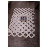 2 Pieces Lattice Plastic