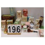 Box of Avon Bottles