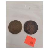 2 1939 New York Worlds Fair Tokens
