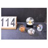 Snow Globe - 3 Paper Weights