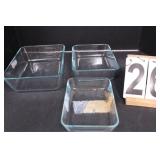 3 Piece Pyrex USA Nesting Bake Ware