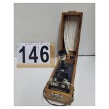 Insulation Testing Galvanometer in Wooden Case