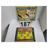 Parker Bros Tee Cups Game