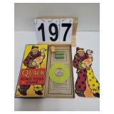 1940 Rosebud Art Co Quack Ring Toss