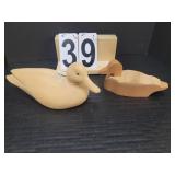 Wooden Duck Decoys To Finish Carving
