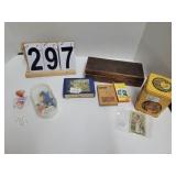 Puzzle Box ~ Carved Box ~ Unlucky Skier From