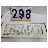 1957 Original Comic Strip 'Rivets' By George