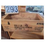 Demolition Box 8 X 22.5 X 11 (Joliet Arsenal)