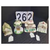 4 Coolport Village Pieces ~ Masters Villa ~ Villa
