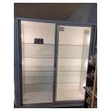 Lockable Lighted Display Case 84 X 72 X 24