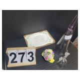 Manganese Funeral Vase ~ Glass Angel Bell ~ Coolpo