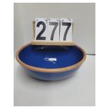Blue Yellow Ware Bowl 11'
