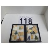 2 Cases of Christmas Brooches