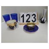 1750-1800 Cup and Saucer ~ 1790 - 1830 Cobalt