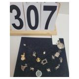 Group of Sterling Charms ~ sterling Perfume