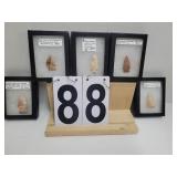 Group of 5 Arrow Heads From Various Counties in