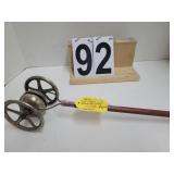 Old Duel Wheel Bell Push Toy