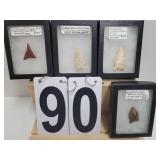 Group of 4 Arrow Head 2 Missouri ~ 1 Ohio ~ 1 New