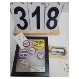 Display of Political Buttons ~ WWII Photos of
