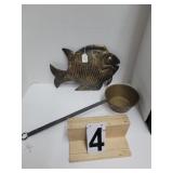 19th Century Brass Pan 19.5 ~ Metal Wall Hanging