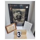 Cape Buffalo Picture 20.5 X 16.5 ~ 2 5X7 Frames