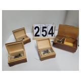 Group of 4 Swiss Music Boxes ( All Working)