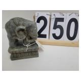 Hand carver Green Stone Asian Elephant