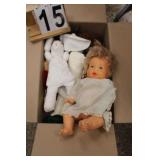 Box W/ Dolls - Rabbits - Doll Clothes