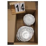 Haviland  Blue Garland Dishes