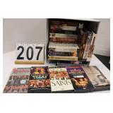 Box of VHS Tapes Includes London Homecoming
