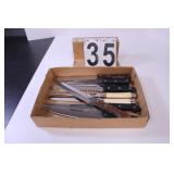 Flat of Kitchen Knives