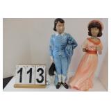 Ceramic Figures 16" T