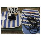 4 Outdoor Cushions - Pool Cover Pump -
