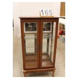 Curio Cabinet 63" T X 24" X 12"