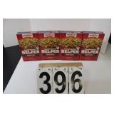 4 Boxes Hamburger Helper Exp 8/30/24 Beef Flavor