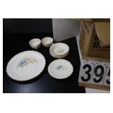 American Limoges Wheatfield 22 k Gold Fluted -