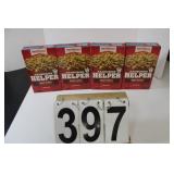 4 Boxes Hamburger Helper Exp 8/30/24 Beef Flavor
