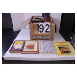 Box W/ Cook Books And Other Books Includes -