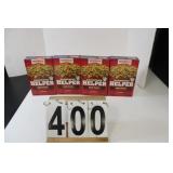 4 Boxes Hamburger Helper Exp 8/30/24 Beef Flavor