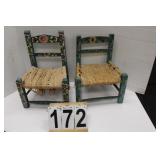 Pair of Painted Chairs